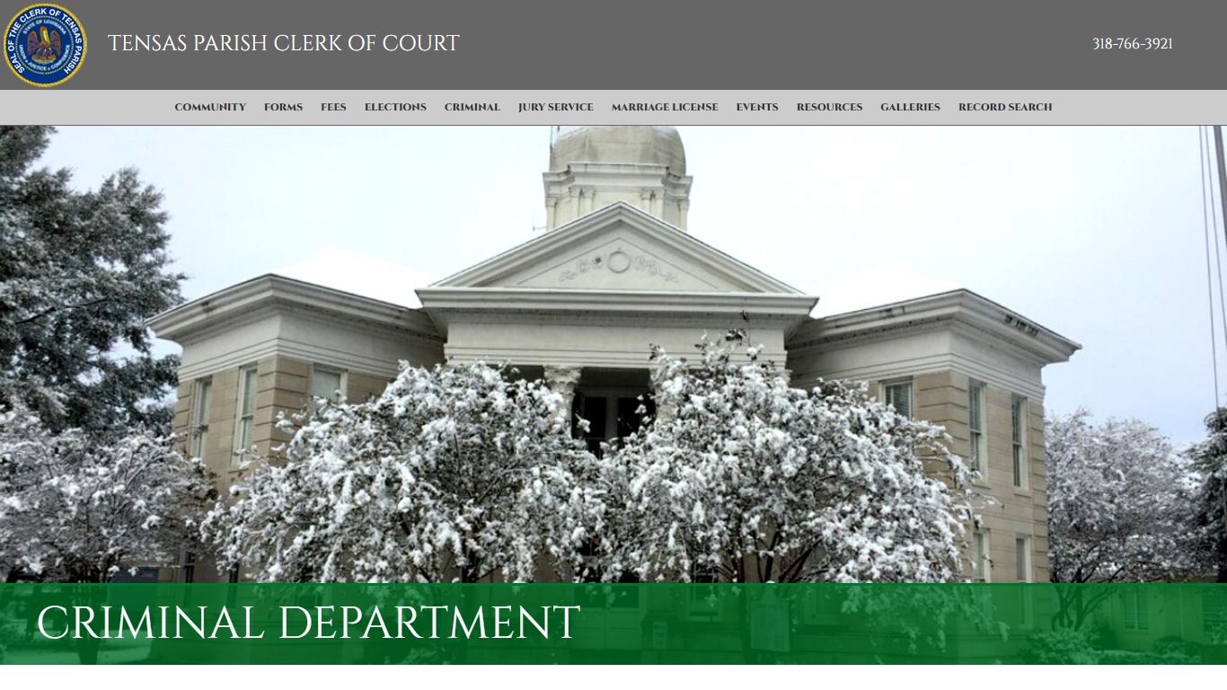 Tensas Parish Clerk of Court